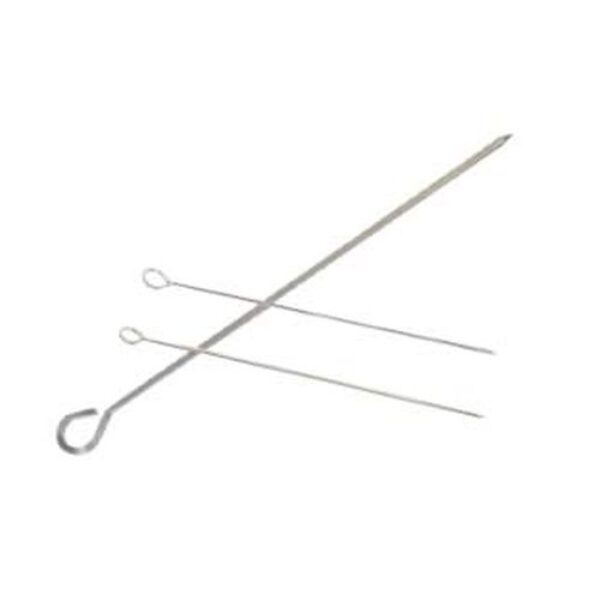 KEBAB SKEWERS S/STEEL (OVAL) – 300MM (PACK OF 12)