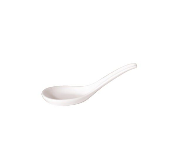 NEW BONE – WHITE – CHINESE SPOON – 13CM (10)