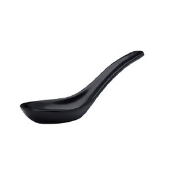 URBAN – BLACK SWIRL – CHINESE SPOON – 13CM (10)