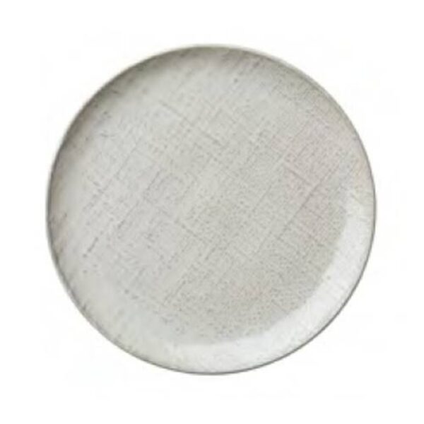 KNIT – REACTIVE WHITE – COUPE STARTER / DESSERT PLATE 21CM (24)