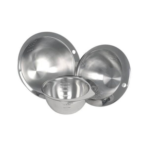 MEASURING BOWL STAINLESS STEEL ROUND NOTCHED 1200ML