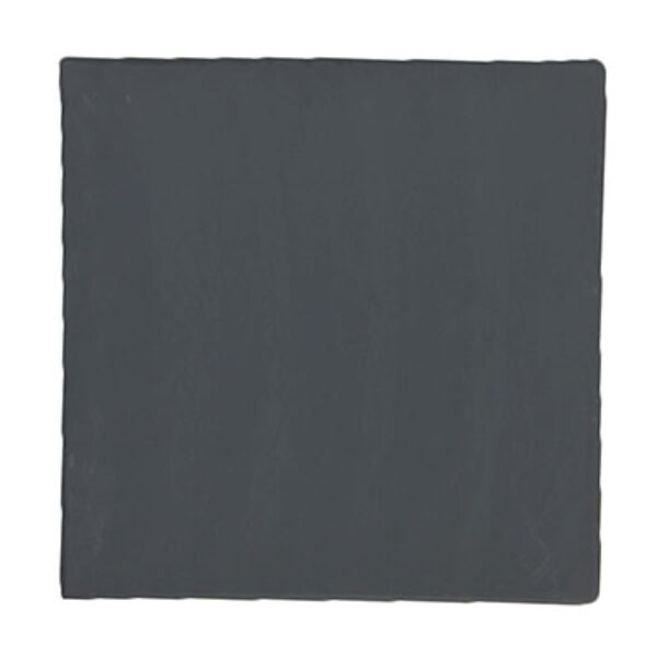 BLACK SLATE SQUARE TRAY 25 X 25CM (4)