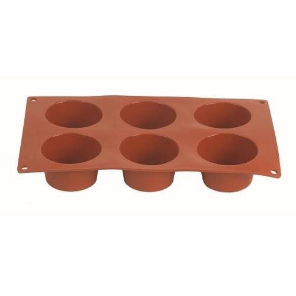 MOULD SILICON MUFFIN – 6 CUPS 70 X 40MM