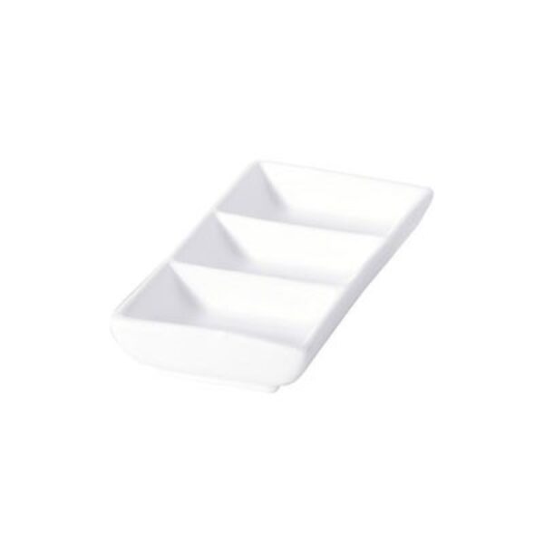 RECT. 3-DIVIDED DISH – 17CM (6)