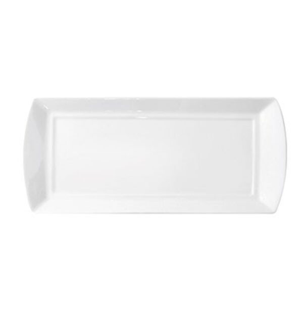 RECT. PLATE WITH HANDLE – 29 X 13CM (12)