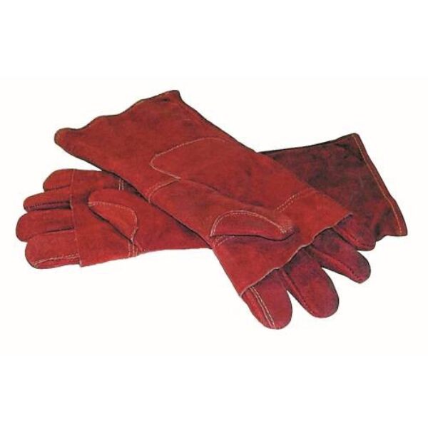 OVEN MITT – (RED) LEATHER 400MM PAIR