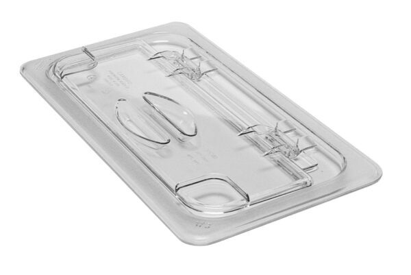 POLYCARBONATE CLEAR HINGED FLIP LID FOR 1/3 PANS