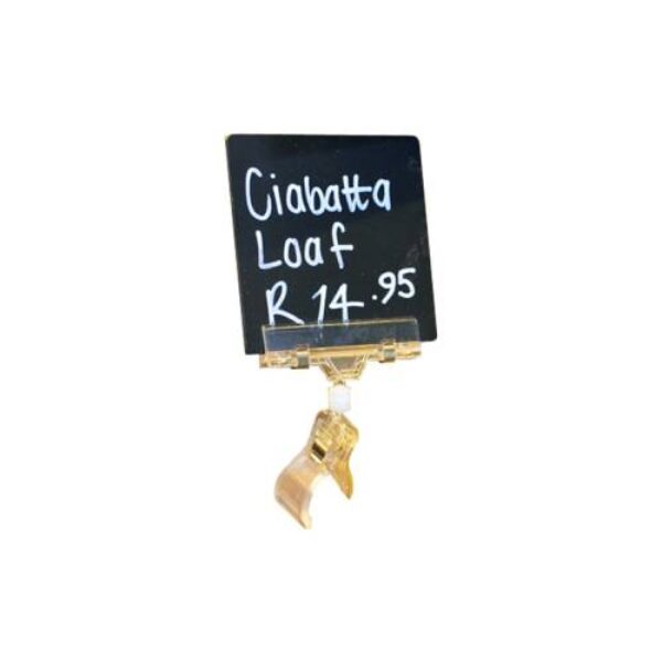 PLASTIC DISPLAY CLIP – WIDE BASE – (SOLD IN PACKS OF 12)