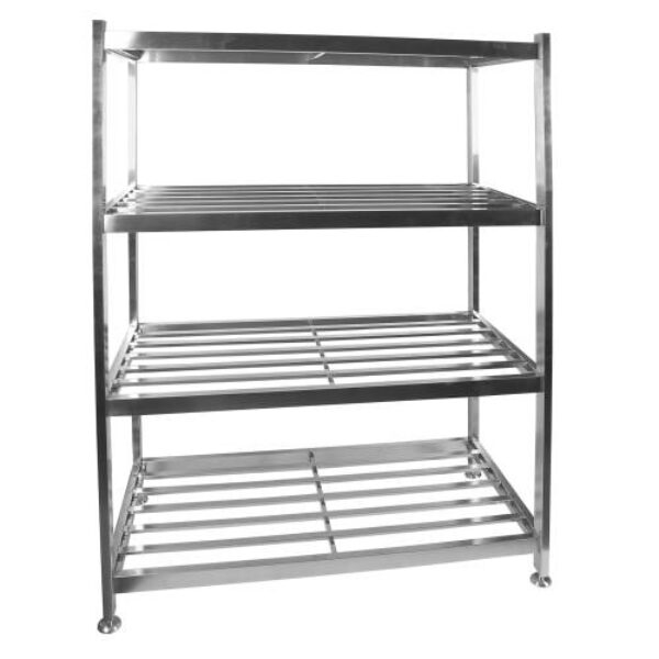 POT RACK S/STEEL – FLOOR STANDING 1200 X 600 X 1450MM