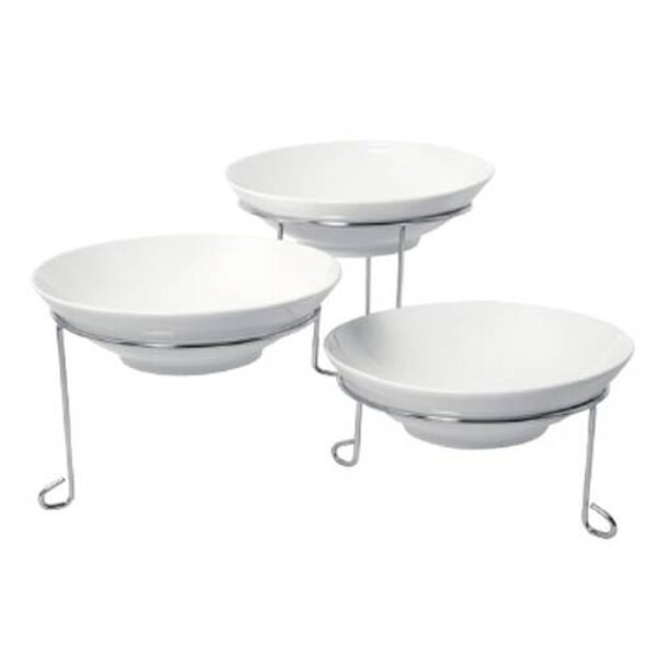 TRIPLE PLATE STAND ROUND 3 X 172MM/120/180/240 (1)