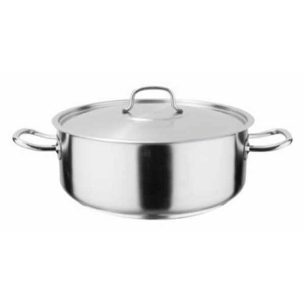 POT S/STEEL LOW CASSEROLE – 4LT