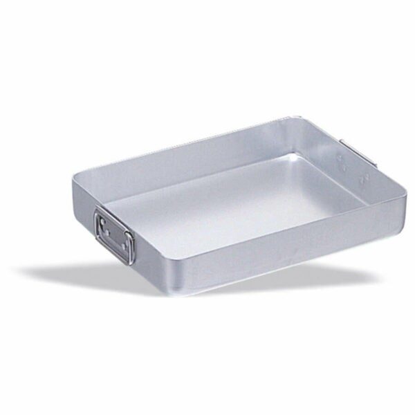 ROASTING PAN ALUMINIUM – 400MM X 300MM (FOLDING HANDLES)