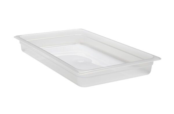POLYPROPYLENE GN 1/1 FOODPAN TRANSLUSCENT 65MM D