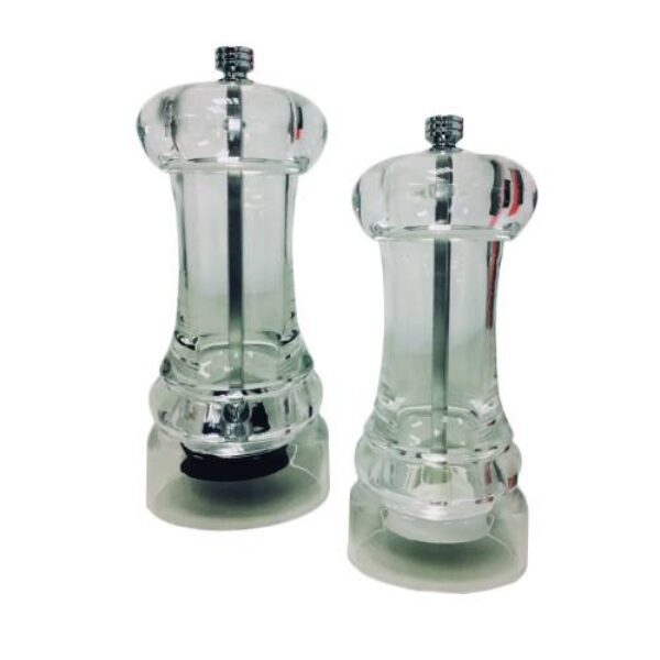 SALT & PEPPER GRINER – ACRYLIC – 150MM (SET)
