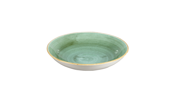 STONECAST – SAMPHIRE GREEN – COUPE BOWL – 18.2CM (12)