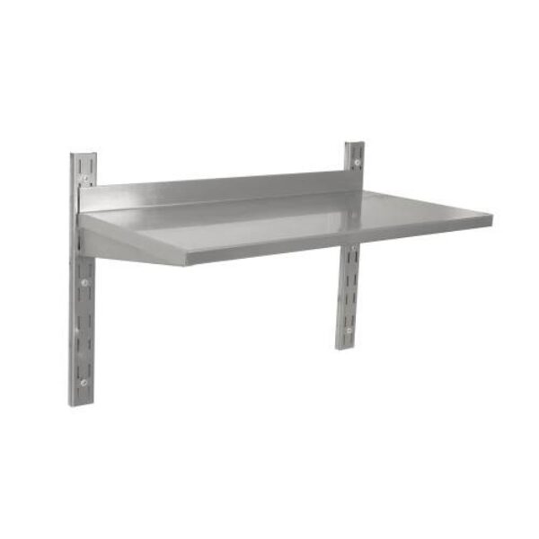 S/STEEL WALL SHELVING SINGLE – 900 X 300MM