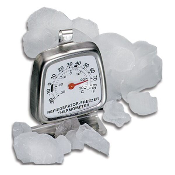 THERMOMETER FRIDGE / FREEZER -30°C to +30°C – S/STEEL THERMOMETER