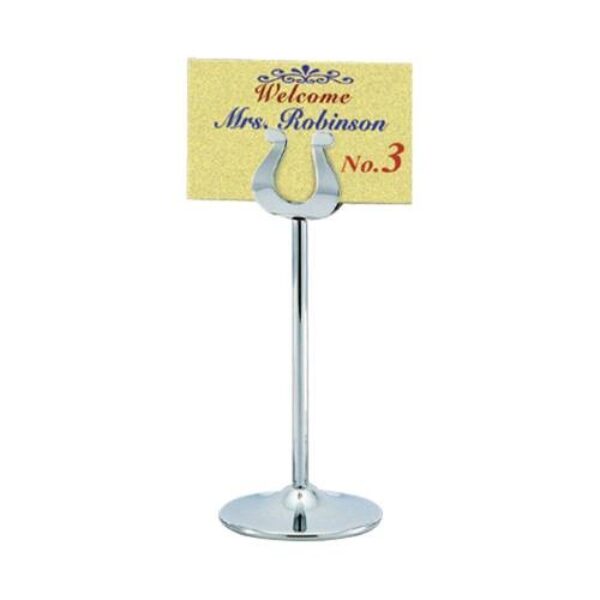 TABLE NUMBER STAND S/STEEL – 200MM