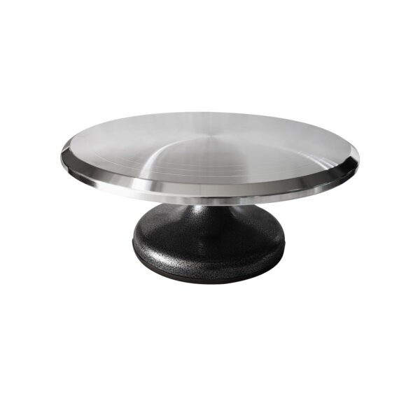 TURN TABLE (ICING) ALUMINIUM – 300MM X 85MM