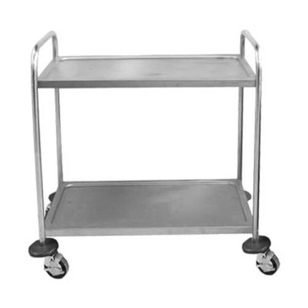 TEA TROLLEY S/STEEL GLOBAL – 2 SHELF – 910 X 850 X 540MM