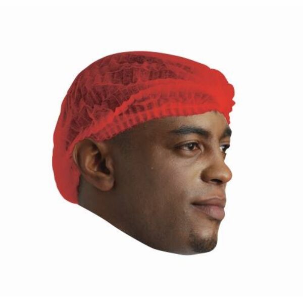 DISPOSABLE MOP CAPS – RED – PACK OF 100