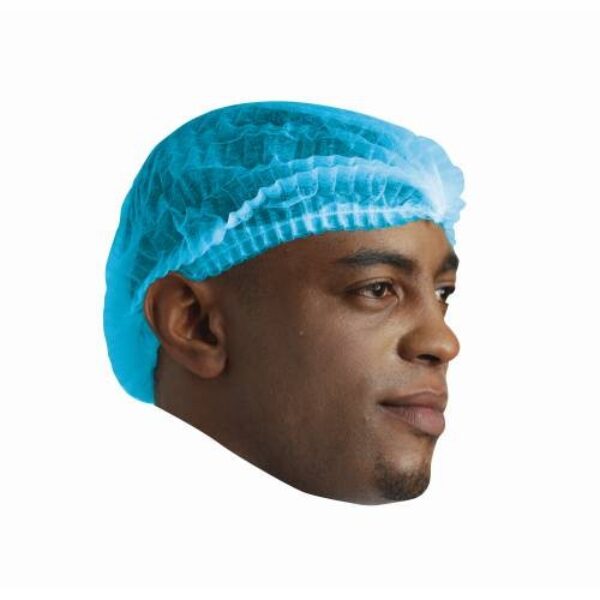 DISPOSABLE MOP CAPS – BLUE – PACK OF 100