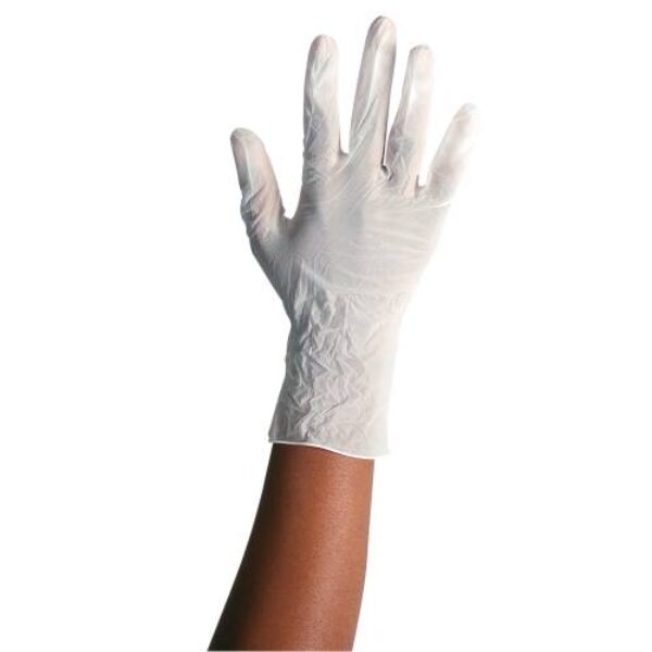 DISPOSABLE VINYL GLOVES – POWDER FREE – PACK OF 100