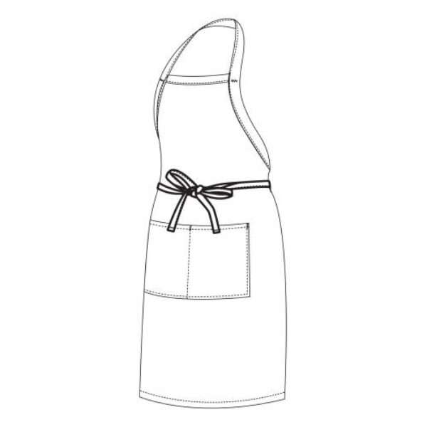 CHEFS UNIFORM – FULL BIB WHITE APRON