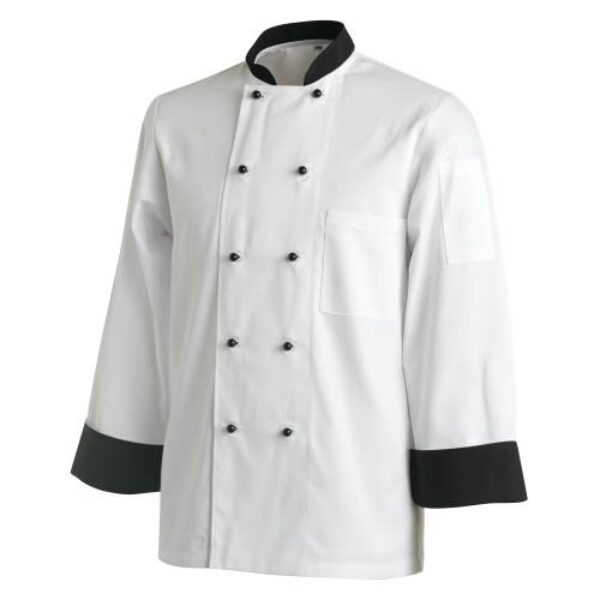 CHEFS UNIFORM JACKET CONTRASTLONG – X LARGE