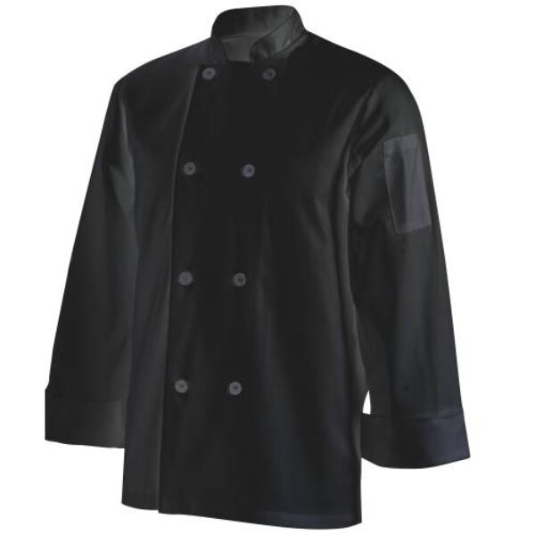CHEFS UNIFORM JACKET BASIC LONG – BLACK – XX LARGE