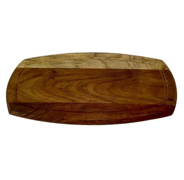 WOODEN SERVING BOARD REVERSIBLE 180 X 360 X 20MM