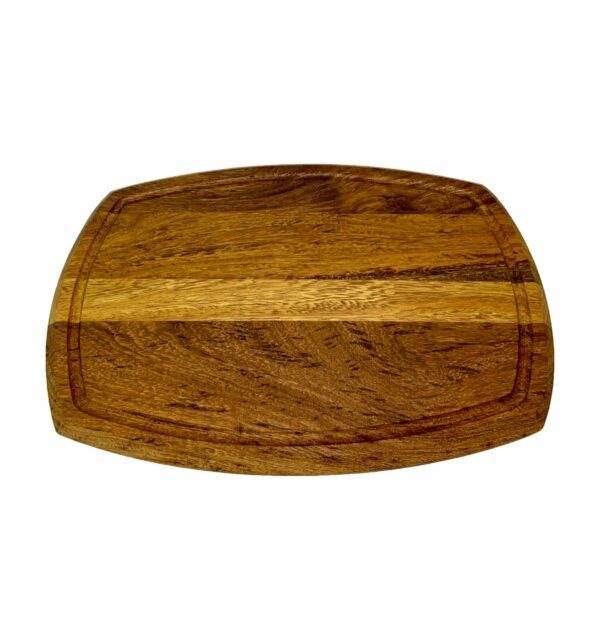 WOODEN SERVING BOARD REVERSIBLE 255 X 360 X 20MM