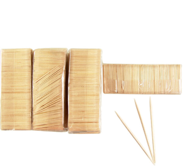 Bulk Pack 10 X Toothpicks Wooden Agricultural Bag 1000 Piece