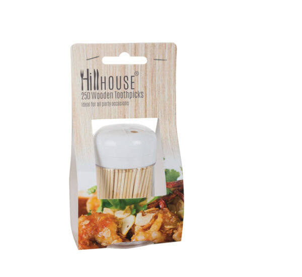 Toothpicks In Holder - 250-Piece