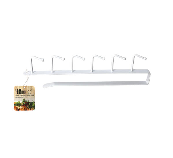 Hanger Rack Under Cabinet 6 Hooks 27cm