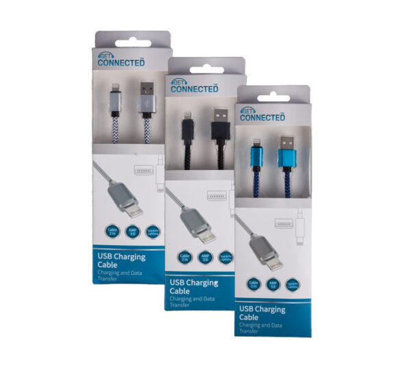 USB Cable Lightning 3.0 Amp 2m