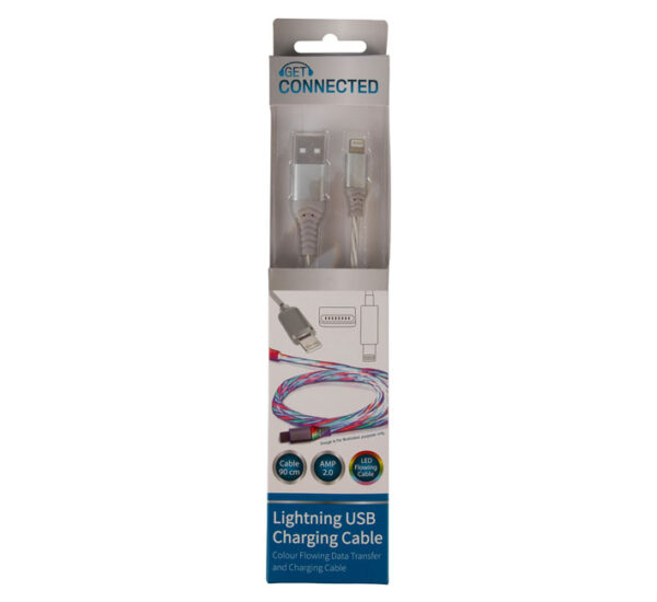 Usb Cable Lightning 2.0 Amp M/Col 90Cm
