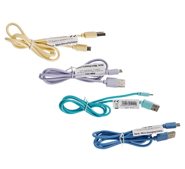 Bulk Pack 10 X Usb Cable Micro Usb 1.0Amp Bulk 90cm