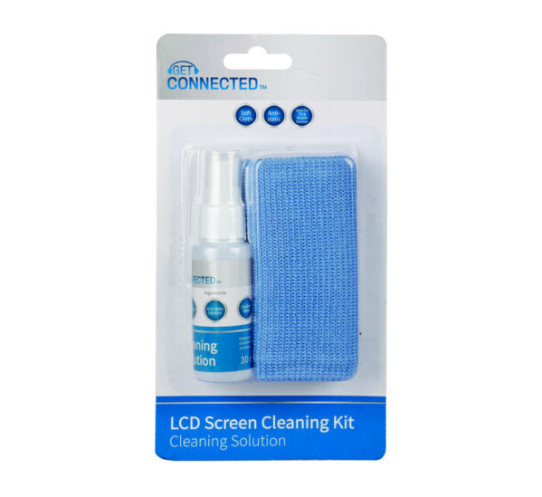 Liquid Crystal Screen Cleaning Kit - Cloth, Cleaning Fluid