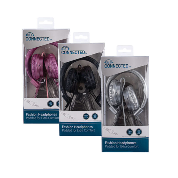 Headphones - Assorted Colours 1.2m Cable and 3.5mm Audio Jack