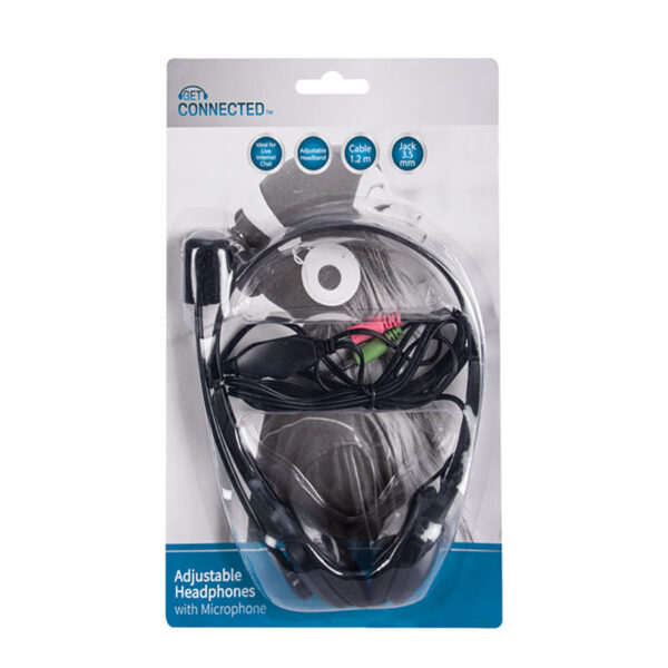 Headphones With Microphone - 1.2m Cord