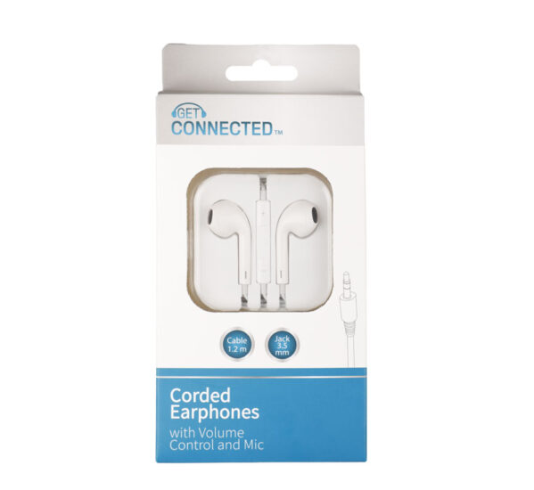 Earphones With Microphone And Volume Control