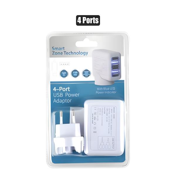 USB Adaptor – 4 Port 240v – Anchor828 Wholesale