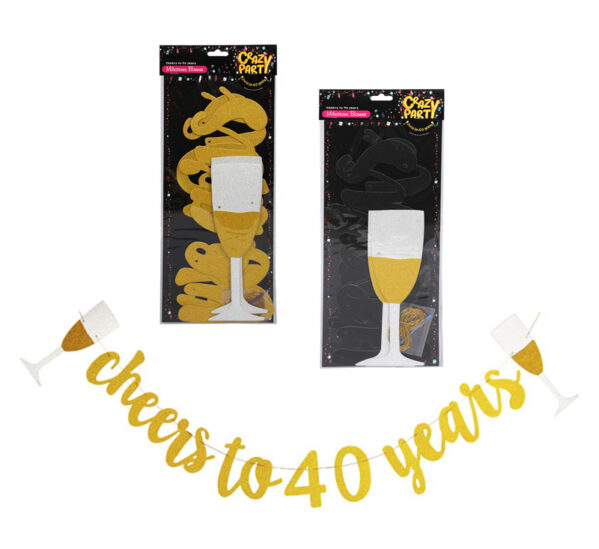 Party Banner Milestone 3M No-40