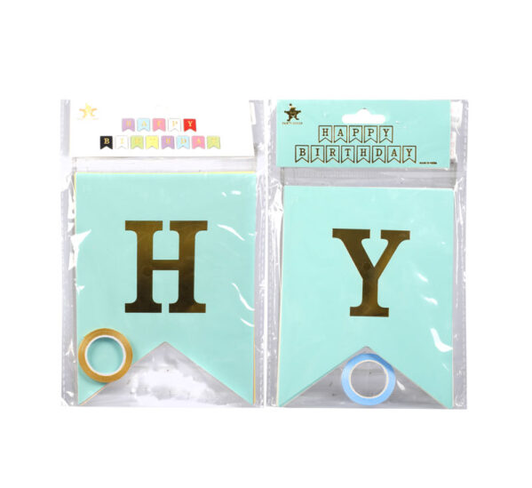 Party Banner Happy Birthday Foil 2 Meter