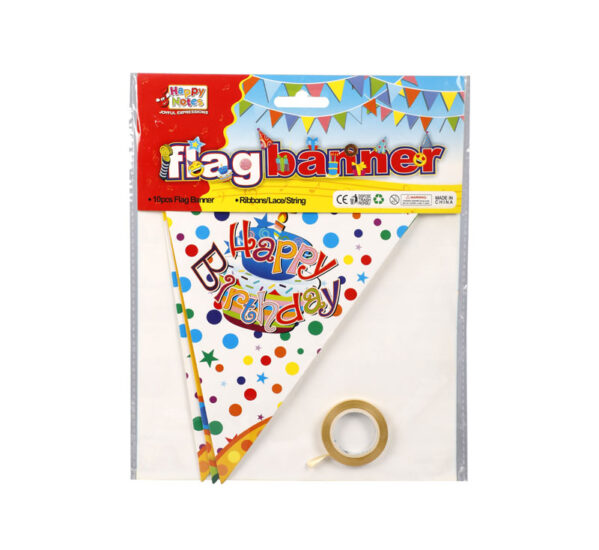 Party Banner Happy Birthday Paper – 2m
