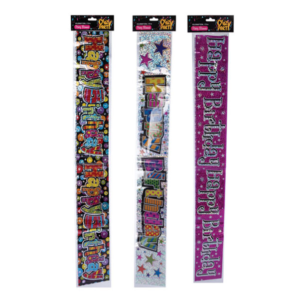Party Banner Celebration Foil - 1.75m