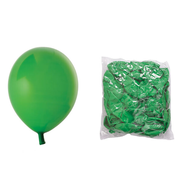 Bulk Pack 12 X Balloon Suitable For Helium - 1-Piece, Green