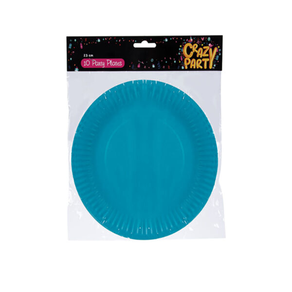 Party Plates Light Blue - 23cm 10 Piece