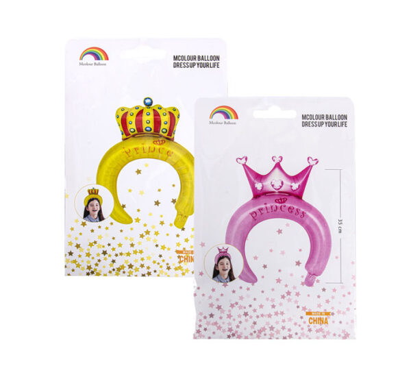 Party Balloon Headband Assorted - 35cm